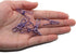 Pack of 25 Purple Small Metal Wire Clips - Multi-Purpose Utility Clips...
