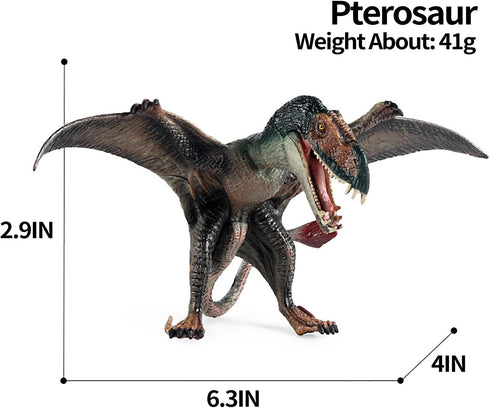Pterodactyl Dinosaur Action Figures Realistic Flying Toy | Movable Mouth | Pteranodon Dino Toys | Pterosaur Model Toys | Cake Toppers Dinosaur Toy...