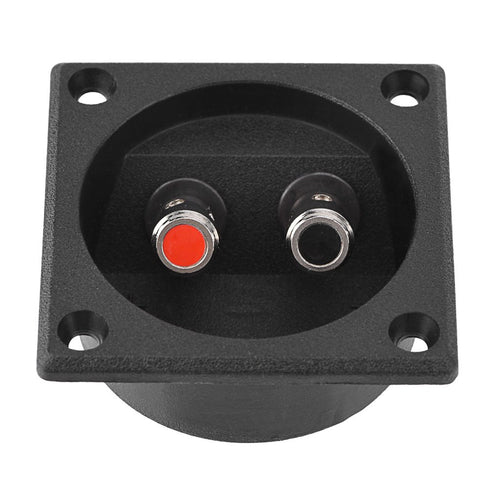 Speaker Box Terminal Cup, Stereo Speaker Board Terminal Connector Block Push-in Jack Spring Loaded Speaker Terminal, Double Binding Post Speaker T...