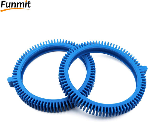 896584000-143 Blue Front Tire Kit with Super Hump Replacement for Haywood Poolvergnuegen Select Pool Cleaners and Perfectly Compatible with Haywar...