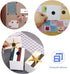 256pcs Heavy Duty Hook and Loop Dot Pre-Cut 1 inch in Diameter Self Adhesive Sticky Dot Fastening Mounting Double Sided Tape for Education Classro...