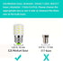 Led Refrigerator KEI D34L Light Bulb AC 100-265V 3.5W 40W Halogen Equivalent E26 Medium Base White 6000K 500Lm Pack of 2...