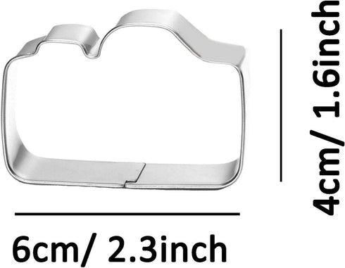 Cartoon Camera Cookie Cutter Stainless Steel...