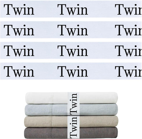 Sheet Organizers and Storage Bands - Elastic Bed Sheet Straps/Sheet Storage Organizer for Linen Closet, 4 Pieces (Twin)...