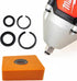 (10+10Sets) 1/2" and 3/8" Impact Wrench Retainer Rings Clip with O-ring, Compatible With Milwaukee Electric/Pneumatic Type Impact Wrench, Includin...