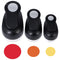 Circle Punch for Paper Crafts 3 Pack, Paper Punches for Crafting 1.5inch 1inch 0.6inch, Round Shapes Circle Hole Puncher for Crafts Scrapbooking,B...