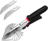 Miter Shears,Multifunctional Quarter Round Cutting Tool,Mitre Shears,Shoe Molding Cutter for Wood,Angular Cutting Molding,Crafting with 2 Replacem...