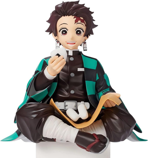 Kamado Tanjirou Ghost Slayer Figure Eat Rice Balls Series Action Figure Toys Collection Desk Decor Collection Toy (Onigiri Tanjiro)...