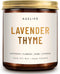 Scented Candles for Home - Lavender & Thyme Scented Candle | Aromatherapy Candles, Soy Candles for Home Scented, 7oz Amber Jar Candles Gift for Wo...
