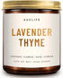 Scented Candles for Home - Lavender & Thyme Scented Candle | Aromatherapy Candles, Soy Candles for Home Scented, 7oz Amber Jar Candles Gift for Wo...