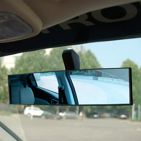Rear View Mirror for Car, 12.1 inch Interior Clip-on Panoramic Convex Rearview Mirrors, HD Anti Glare Wide Angle and Reduce Blind Spot, Universal ...