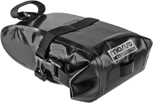 MOSISO Bike Saddle Bag, Waterproof Bike Seat Bag Bicycle Tool Cycling Accessories Storage Bags, 2L Portable Bike Pouch Bicycle Pack Bag Under Seat...
