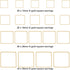 70pcs Earrings Beading Hoop Earring Finding Square Hollow Pendant for Jewelry Making DIY Crafts Art Creation Women Gift (Square)...