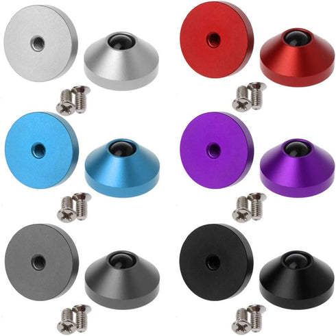 2Pcs Mechanical Keyboard Feet Anodized CNC Aluminum Feet Metal Case With Screws Keyboard Accessory For Different Keyboards...