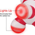 cotsoco Handheld Massager Mini Portable Vibrating Body Massager with LED Light for Hand Head Neck Back Legs Arms Pain Release, Battery Operated, E...