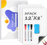 MaxGear 3 Pack Magnetic Whiteboard for Fridge, Small Magnetic Dry Erase Board Fridge Whiteboard for Kitchen, 12"x8" White Board Organizer Planner ...