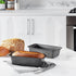 Mikim Long Loaf Pans for Baking Bread 12.6x5.11 Inch Outer Diameter, Nonstick Steel Bread Pans for Baking Sandwich Banana Homemade Bread, Large Ca...