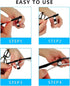 8PCS Oxygen Tube Holder for Glasses?Oxygen Nasal Cannula Clips for Ear Protection?Elastic and Retractable Oxygen Tube Clips for Glasses?Nasal Cann...
