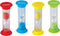 Teacher Created Resources Mini Sand Timers Combo 4-Pack,Red, Blue, Yellow, Green...