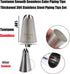 5 Pack Extra Large Piping Nozzles, 1B 1C 1E 1M 2D# Seamless Stainless Steel Piping Icing Tips for Cupcakes...