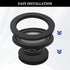 4PCS Speaker Foam Enhancer,6.5" Speaker Foam Rings for Enhancing Stereo Sound in Car Speakers,Universal Self-Adhesive Speaker Gasket Car Accessori...