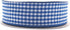 VIVIQUEN Blue Gingham Ribbon Checkered Ribbon 1-Inch 25 Yard Each Roll 100% Polyester Woven Edge (Blue)...