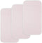 BlueSnail Ultra Soft and Absorbt Quilted fiber Waterproof Changing Pad Liner 3pk (pink)...