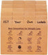 Recipe Card Dividers 4x6 with Tabs (Set of 24) includes Printed Cooking Tips Recipe Box Dividers Made of Thick Cardstock Best Kitchen Gift (Kraft)...