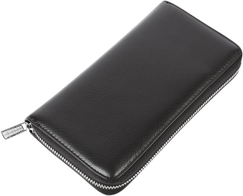 Cynure Women 36 Slots RFID Blocking Card Holder Large Long Leather Zipper Organizer Accordion Wallet...