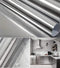 17.7''x197''Silver Wallpaper Stainless Steel Contact Paper Metallic Silver Peel and Stick Waterproof Removable Wallpaper for Kitchen Appliances Co...