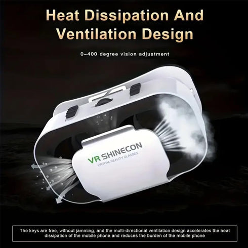 VR Headset for iPhone or Android Phone,Virtual Reality 3D Glasses Headset Helmets,Compatible 4.7-6.5 inch Mobile...