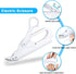 Electric Scissors, Multipurpose Home Electric Fabric Scissors with Safety Switch, Battery Operated Handheld Electric Scissors Tailor Sewing Scisso...