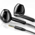 3.5MM Wired Earbuds with Microphone,Wired Headphone Stereo Bass Comfortable semi in ear sports headphones Call noise cancelling,High sound quality...