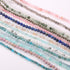 Natural Faceted Lapis Lazuli Beads Natural Stones Loose Bead for Jewelry Making Bracelet Necklace (Size 3mm,Length 15")...