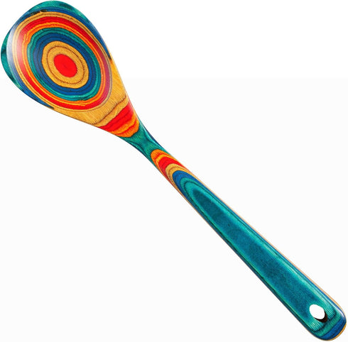Baltique Montego Bay Collection 12-1/2" Wooden Cooking Spoon, Safe for Nonstick...