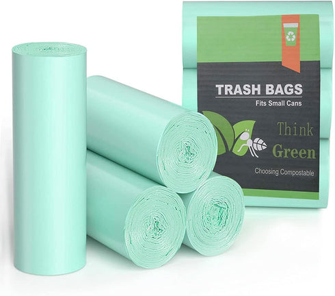 75 Counts AYOTEE Mini Garbage Bags, 1.2 Gallon Small Compostable Trash Bags, Small Garbage Bags for home, Fit 4.5 or 5 Liter Bathroom Wastebasket ...