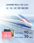 JUANWE 64GB Micro SD Card microSDXC 64GB Memory Card, Nintendo-Switch Compatible Memory Card, UHS-I C10 U3 V30 4K UHD Video A1 TF Card with Adapte...