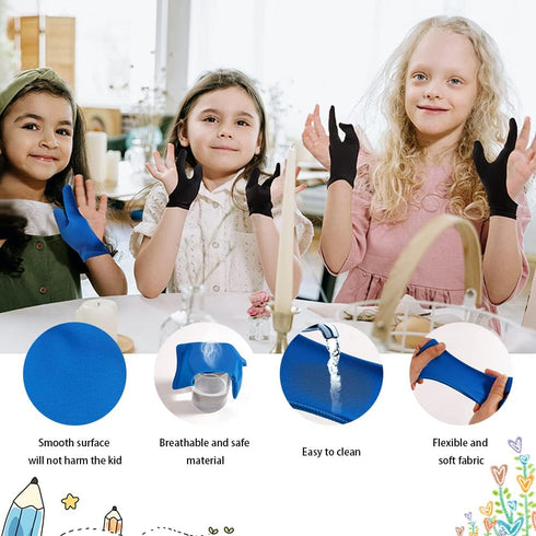 Thumb Sucking Stop for Kids, Nail Biter Stopper Gloves, Stop Thumb Sucking for Kids, Thumb Finger Guard, Stop Nail Biting Kids, Anti Skin Picking,...