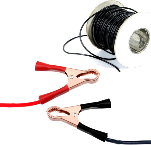 10 Pcs Metal Alligator Clips 50A Insulated Alligator Clips Heavy Duty Alligator Clamps Terminal Test Clamps Battery Replacement Cable Crocodile Cl...