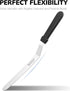 Anaeat Icing Spatulas, Set of 3 Professional Cake Angled Offset Spatula with 6", 8", 10" Stainless Steel Blades - Thickened Frosting Knife with Pl...