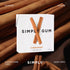 Simply Gum | Cinnamon | Plant- Based Chewing Gum | Pack of Six (90 Pieces Total) | Synthetic Free + Aspartame Free + non GMO...