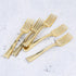 48Pcs 98mm Plastic Spoons and Forks Small Disposable Cake Ice Cream Dessert Spoons Forks Utensils for Catering Events, Restaurants, Home Parties ,...