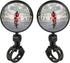 Cosmos 2 Pcs Bike Mirror Cycling Rear View Mirror HD Glass Convex Mirror 360 Degree Adjustable Rotatable Bicycle Handlebar Mirror Wide Angle Safet...
