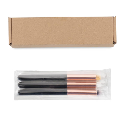 Eye Makeup Brushes Round Professional 3Pcs Concealer Eyeshadow Brush Set Can Blending Brushes for Card Making...