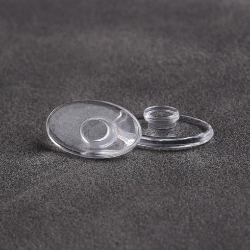 5 Pairs Eyeglasses Nose Pads,Push-in Glasses Nosepads,13mm Soft Silicone Nose Pieces/Nose Guards Replacement for Frame/Air Frames/Rimless Eyewear ...