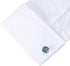 HONEY BEAR Twist Knot Cufflinks Steel for Mens Shirt Wedding Business Gift ,Blue and Black...