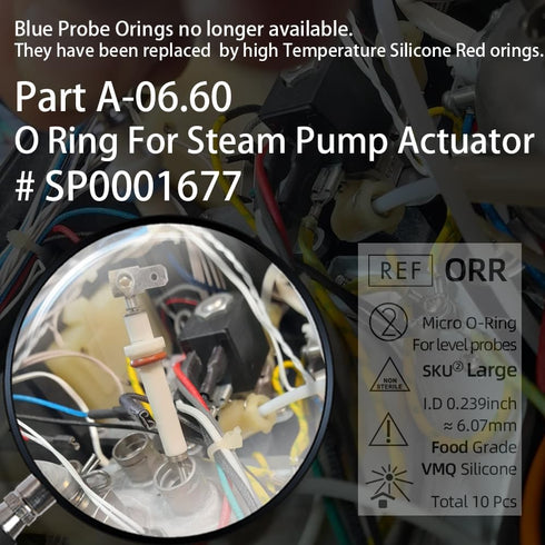 O-Ring Repair Kit for Breville Oracle Espresso Hose Connectors NTC Probes, to Solve Coffee Machine Thermal GFCI outlet leakage issues...