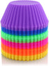 New Star Foodservice 44270 Reusable Silicone Baking Cups and Cupcake Liners, Set of 24...