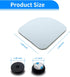 Car Blind Spot Mirror, 2PCS HD Convex Glass Angle Adjustable for Side Rearview Mirrors, Fan Shaped Frameless Rotatable Wide Angle Blind Spot Mirro...