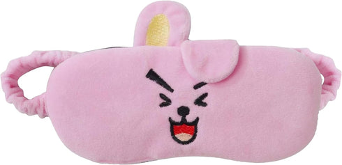 BT21 LINE FRIENDS COOKY Sleep Mask, Eye Cover Blindfold for Sleeping, Pink, One Size...